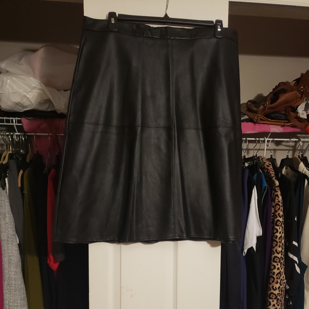 Pleather skirt